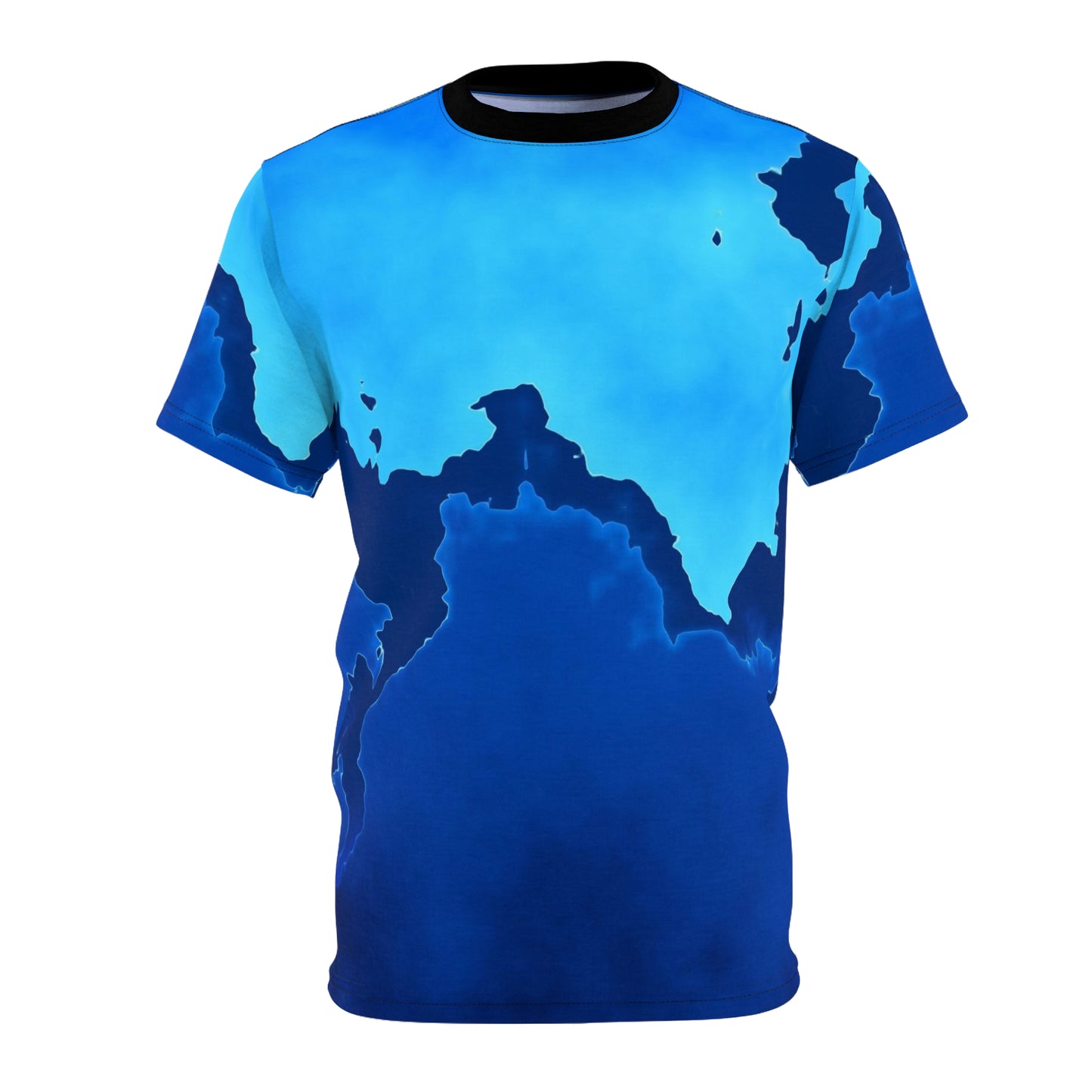 Shades of Blues Rock Design Unisex Tee - Lizard Vigilante