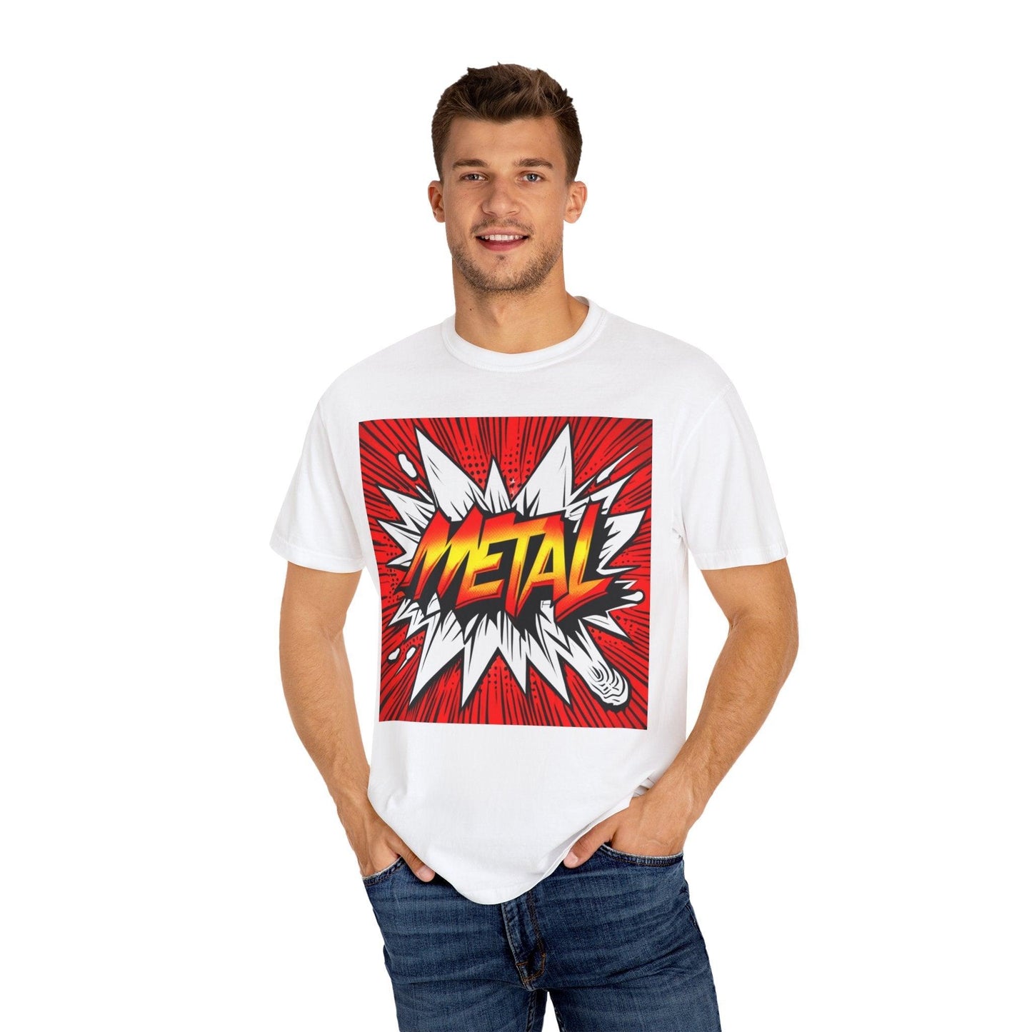 METAL KAPOW Unisex Garment-Dyed T-shirt - Lizard Vigilante