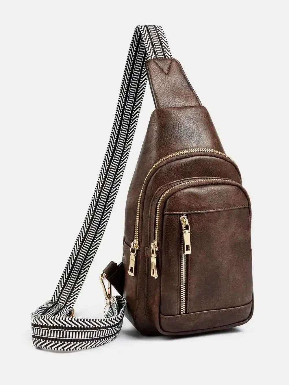 Adjustable Leather : Crossbody Bag With Straps