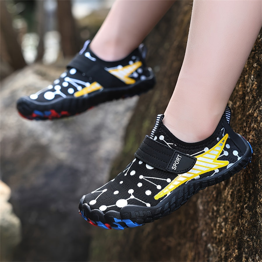 Unisex Kid's Bare Water Socks, Breathable Quick Dry Non Slip For Boy's & Girl's Summer Beach Walking/Pool Swimming/Outdoor Activities