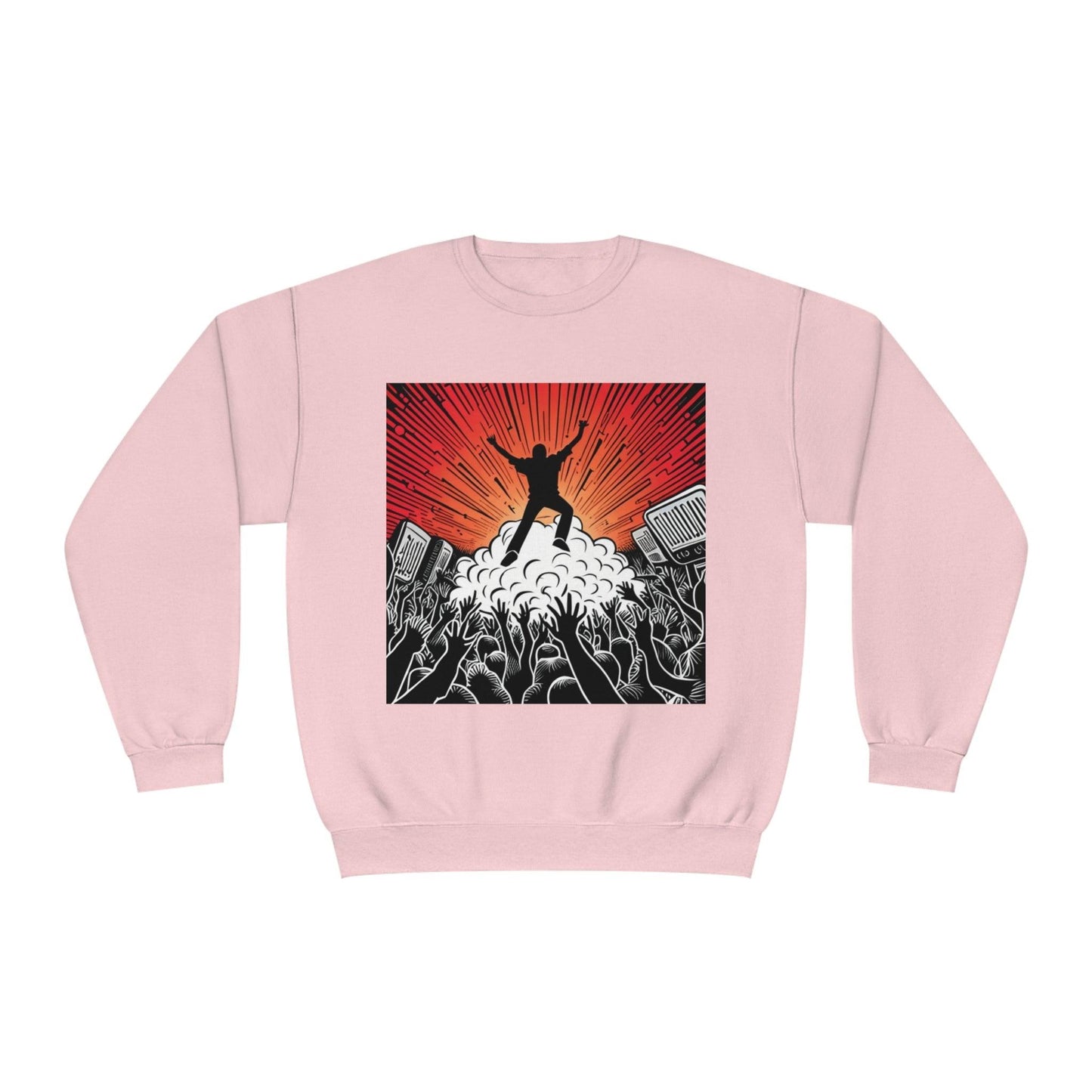 Metal Concert Unisex NuBlend® Crewneck Sweatshirt - Lizard Vigilante