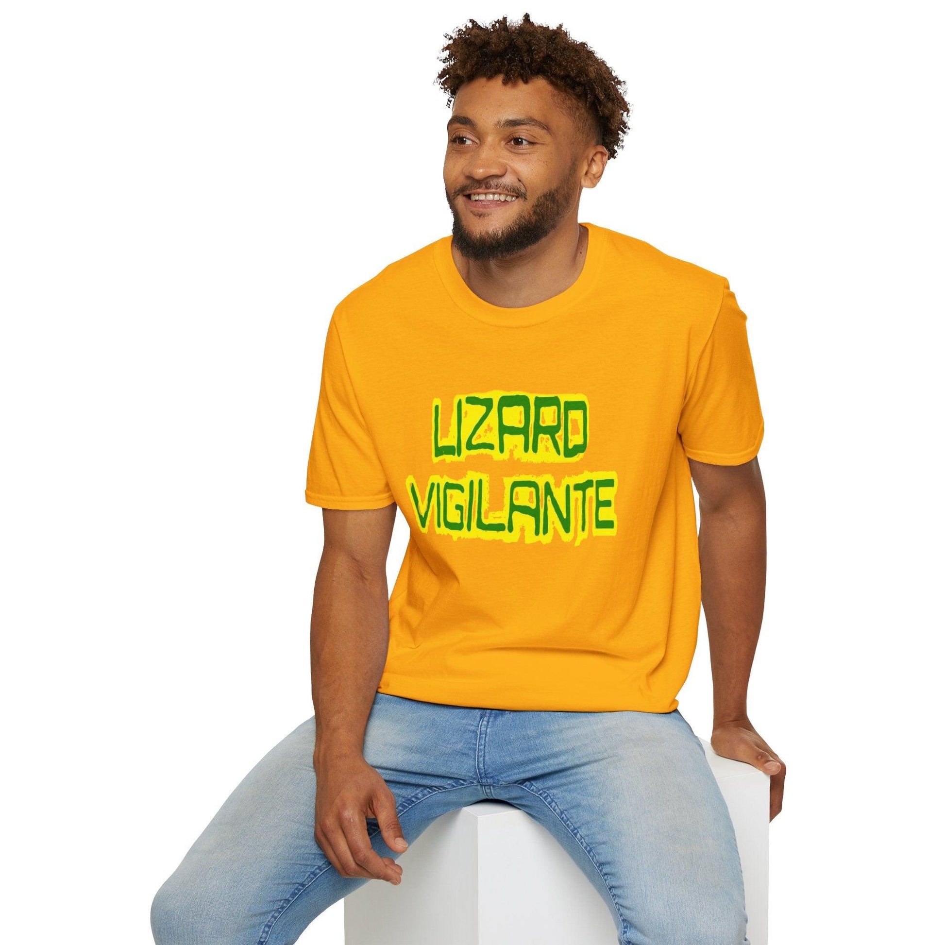 LIZARD VIGILANTE Unisex Softstyle T-Shirt - Lizard Vigilante