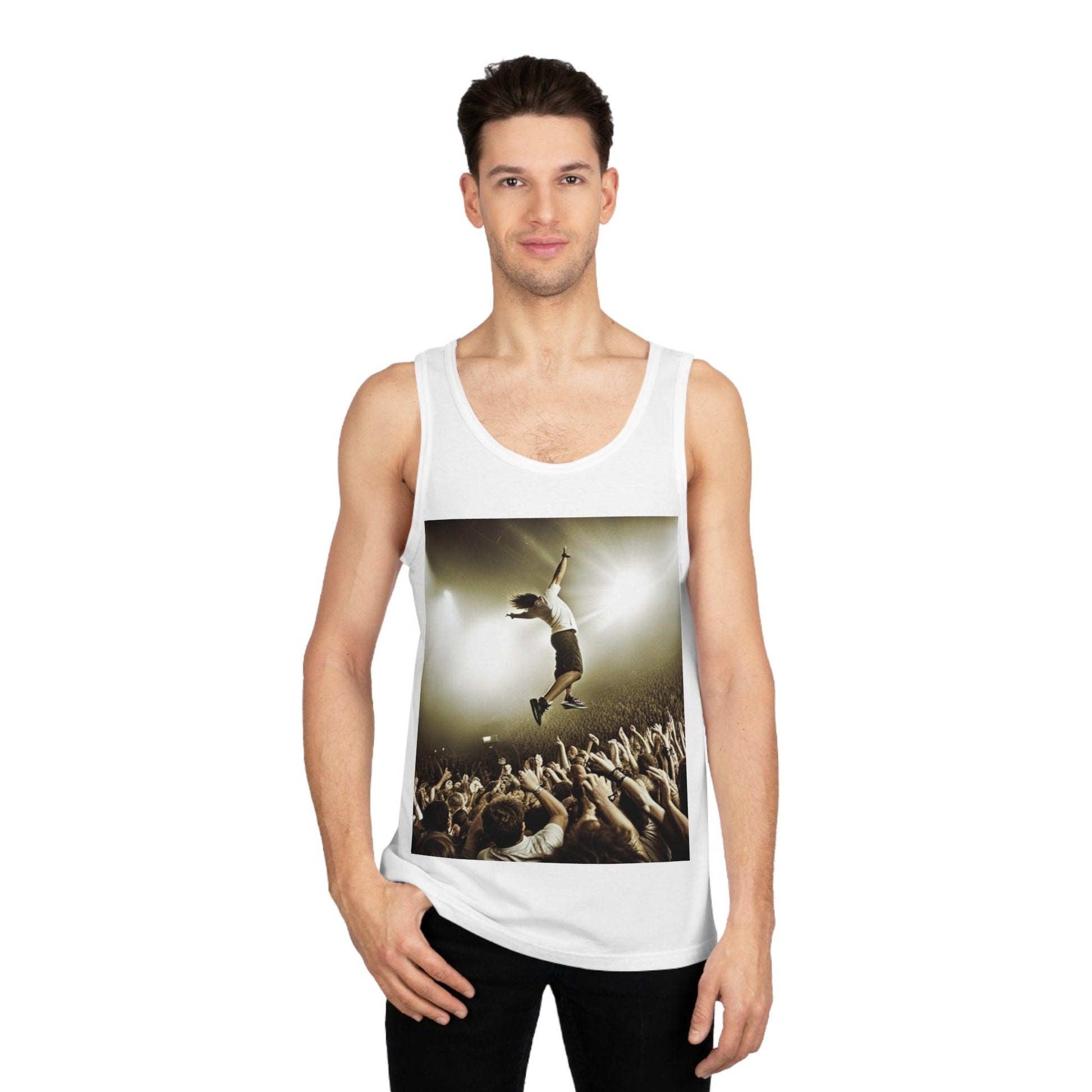 90s Grunge Unisex Softstyle™ Tank Top - Lizard Vigilante