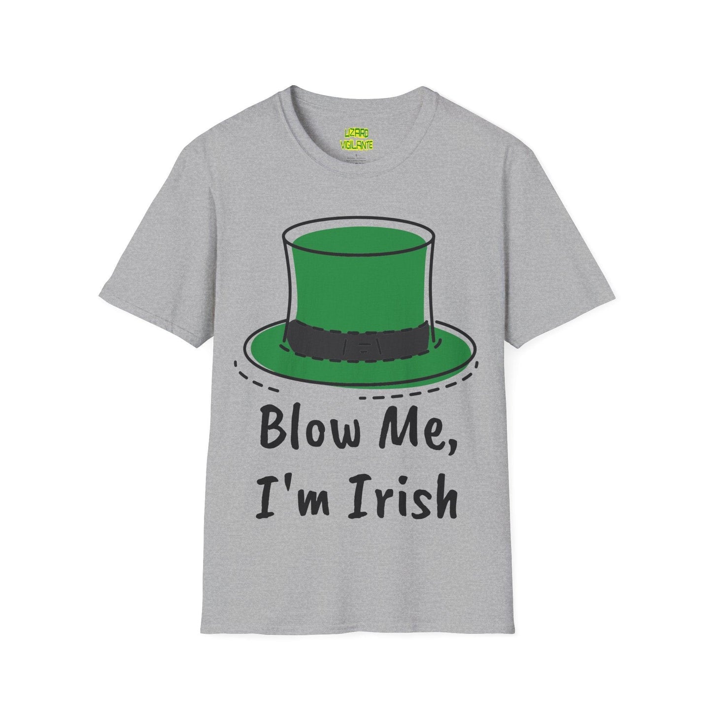 Blow Me, I'm irish Unisex Softstyle T-Shirt - Lizard Vigilante