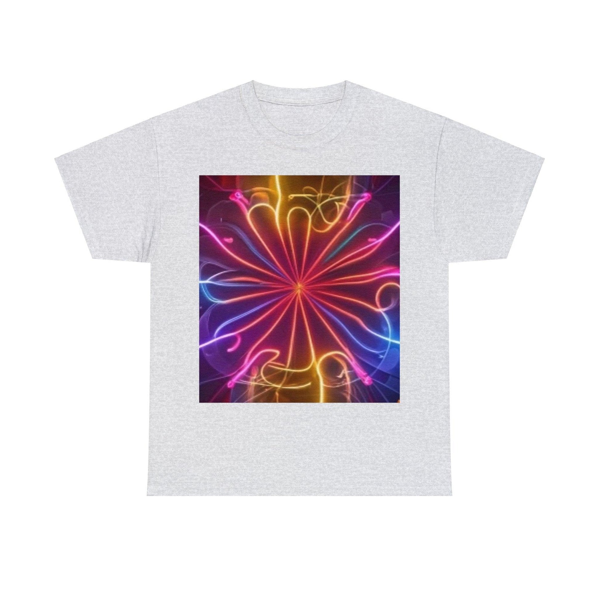 Neon Flower Unisex Heavy Cotton Tee - Lizard Vigilante