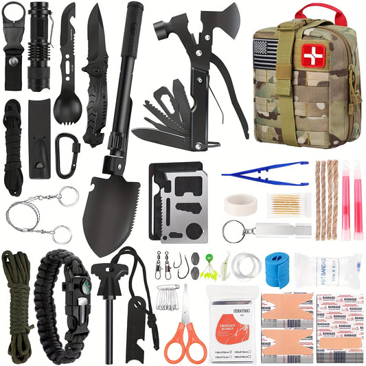 Ultimate 152-in-1 Survival Tool Kit | Emergency Gear for Outdoor Adventures - Premium first aid kit from Lizard Vigilante - Just $88.88! Shop now at Lizard Vigilante