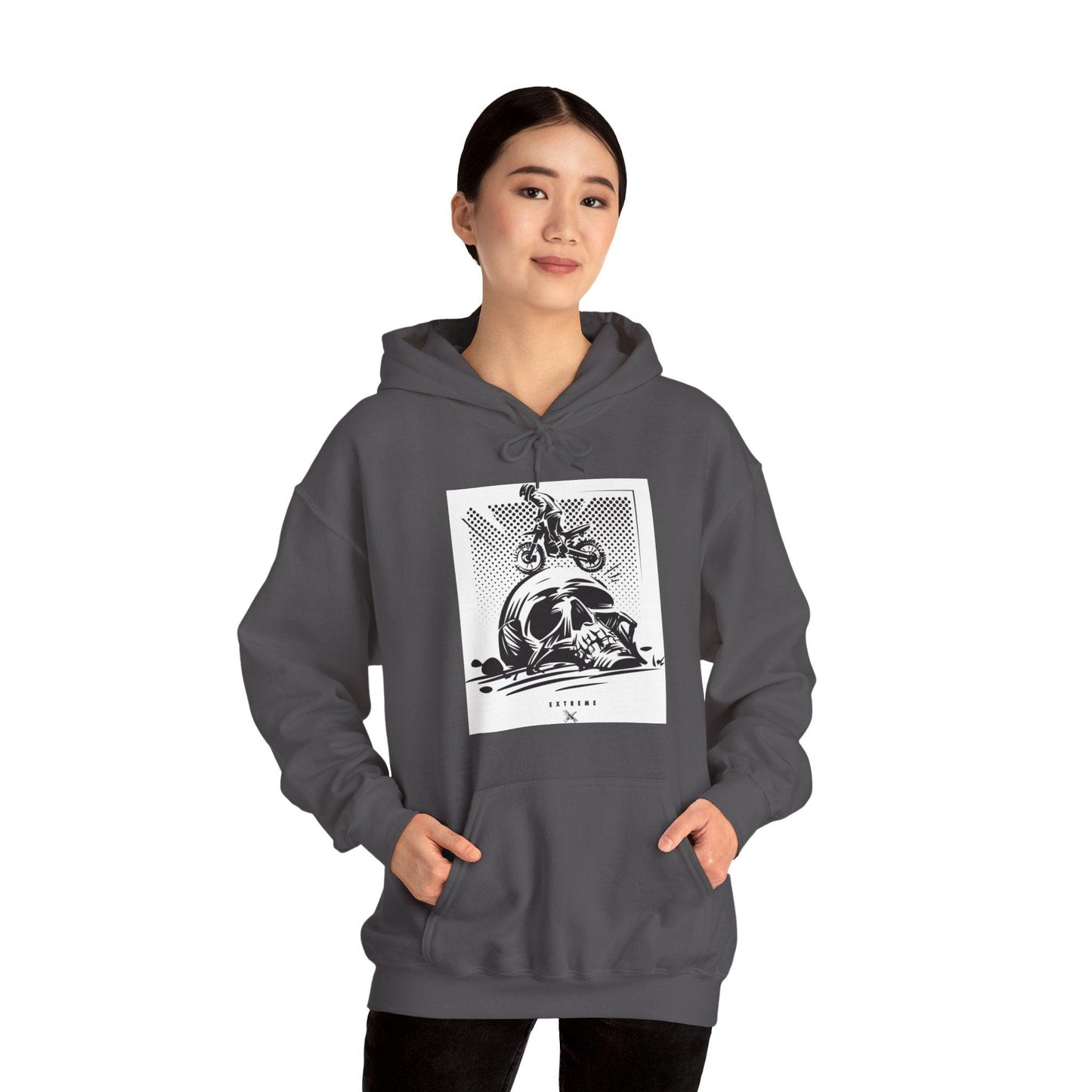 Off Road Skull Unisex Heavy Blend™ Hooded Sweatshirt - Lizard Vigilante