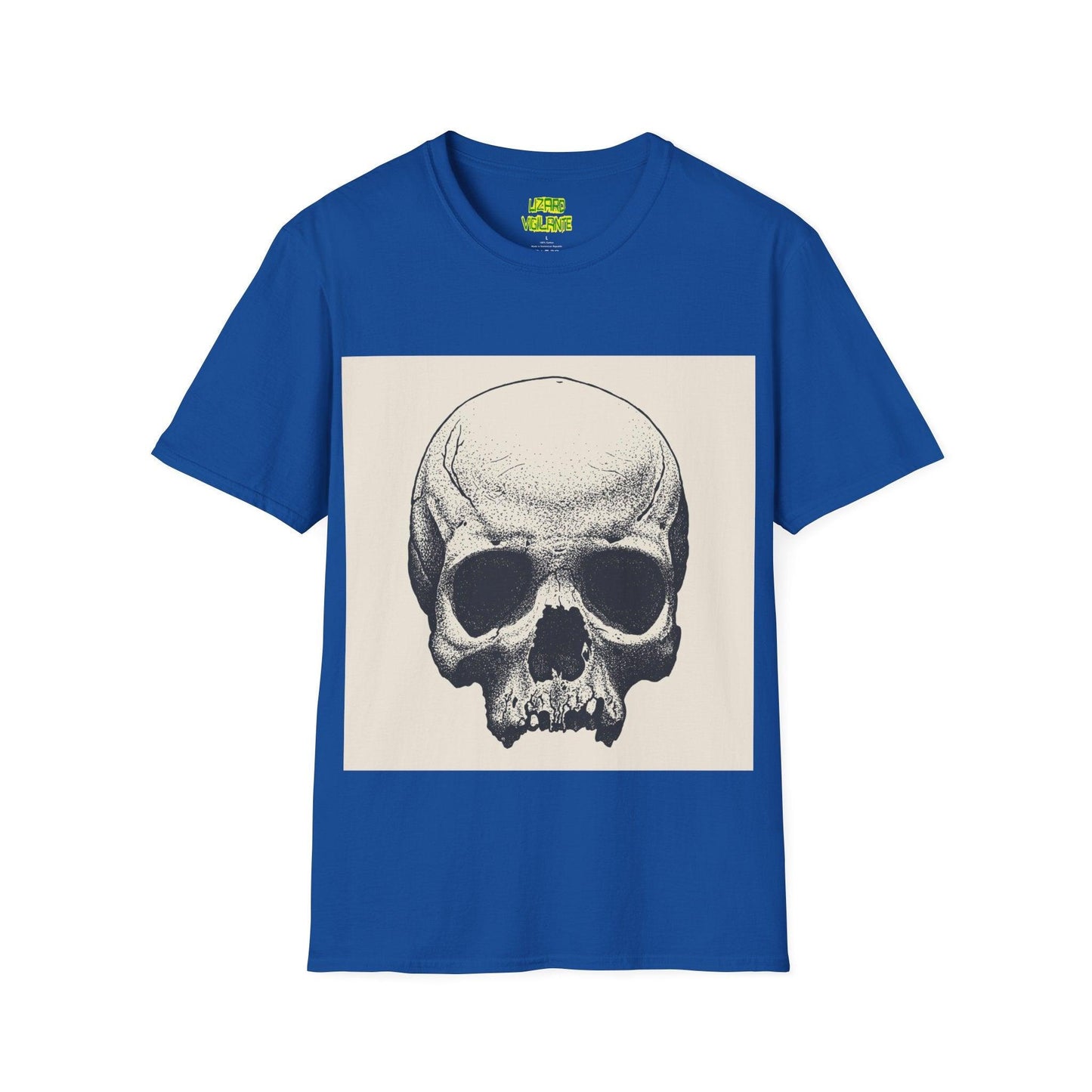 Skull No Jawbone Unisex Softstyle T-Shirt - Lizard Vigilante