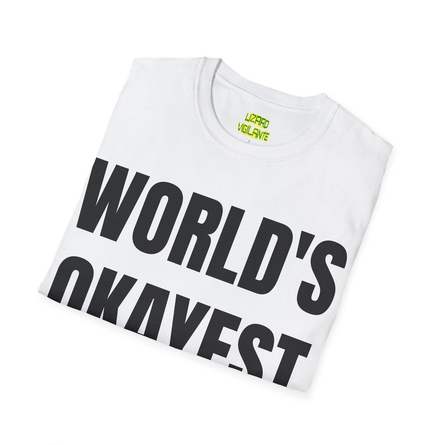 World's Okayest Boss Unisex Softstyle T-Shirt - Lizard Vigilante