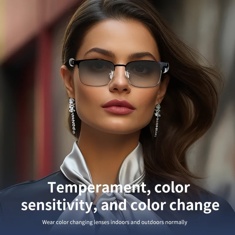 Smart Audio Glasses with Automatic Dimming Lenses - Hi-Fi Music and Voice Calling - Premium smart glasses from Lizard Vigilante - Just $55.99! Shop now at Lizard Vigilante