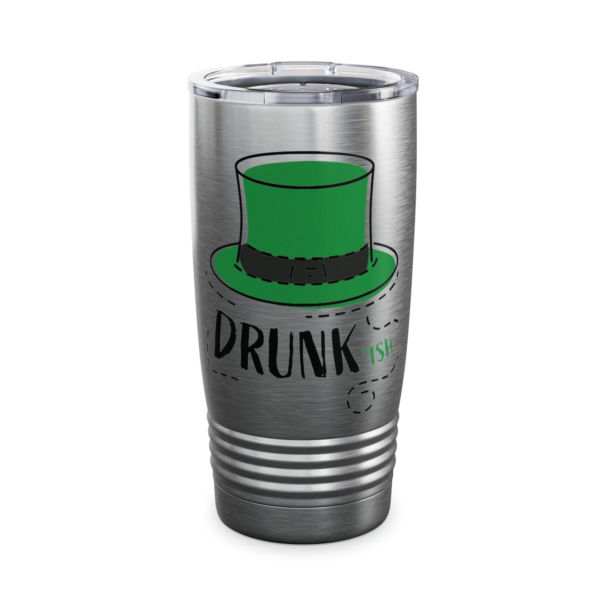 DRUNK... ish Ringneck Tumbler, 20oz - Lizard Vigilante