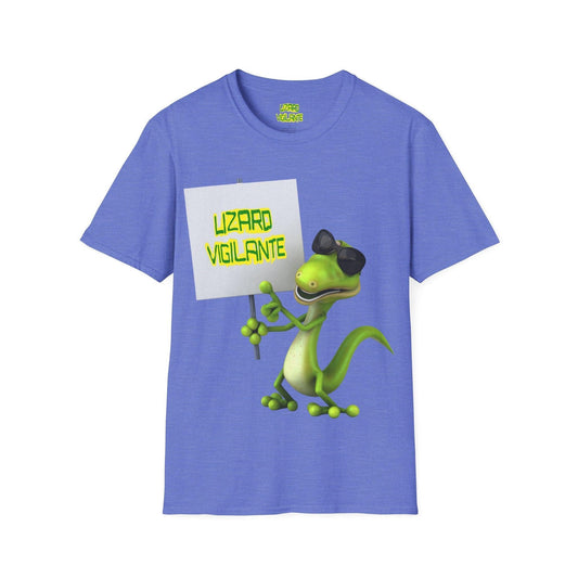 Lizard Vigilante Sign Unisex Softstyle T-Shirt - Lizard Vigilante