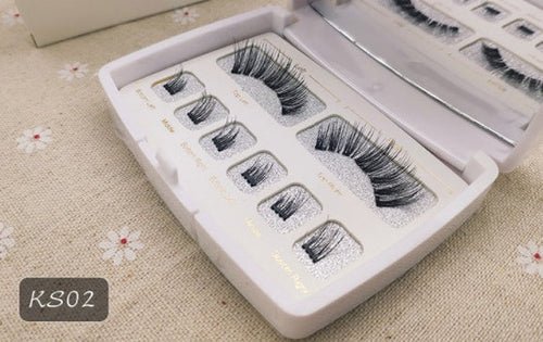 Magnetic Eyelashes Natural Look; Reusable Magnetic Lashes Eyelash Extension Kit
