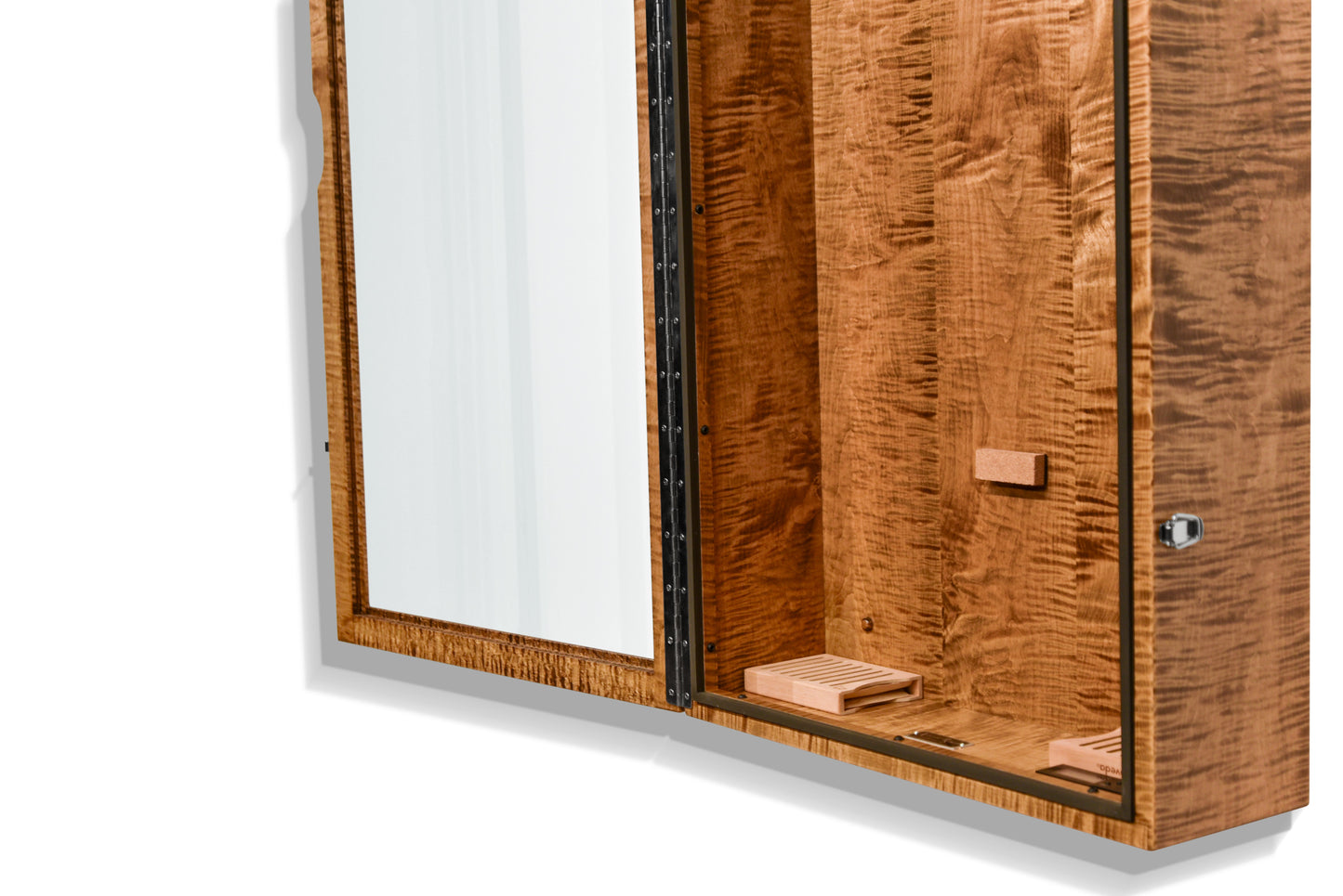 ClimaCase Rectangle Humidor - Flamed Maple with Provincial Stain