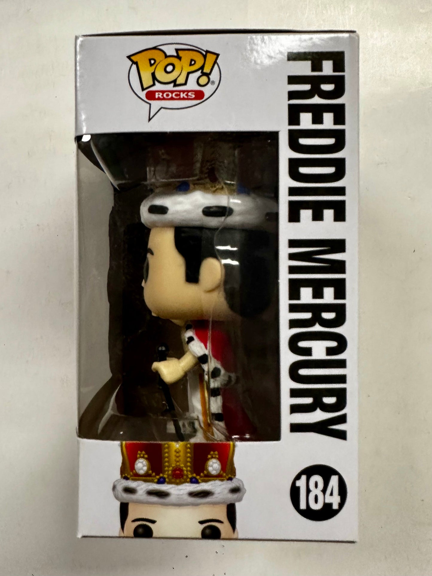 Funko Pop! Rocks Queen Freddie Mercury With Crown #184 Bohemian Rhapsody 2020