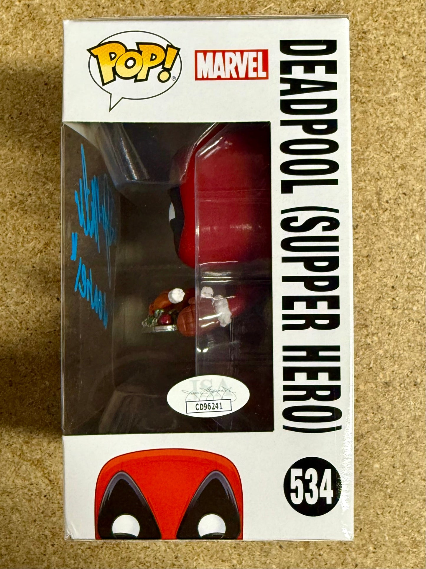 TJ Miller Signed Thanksgiving Deadpool “Weasel” Funko Pop! #534 With JSA COA