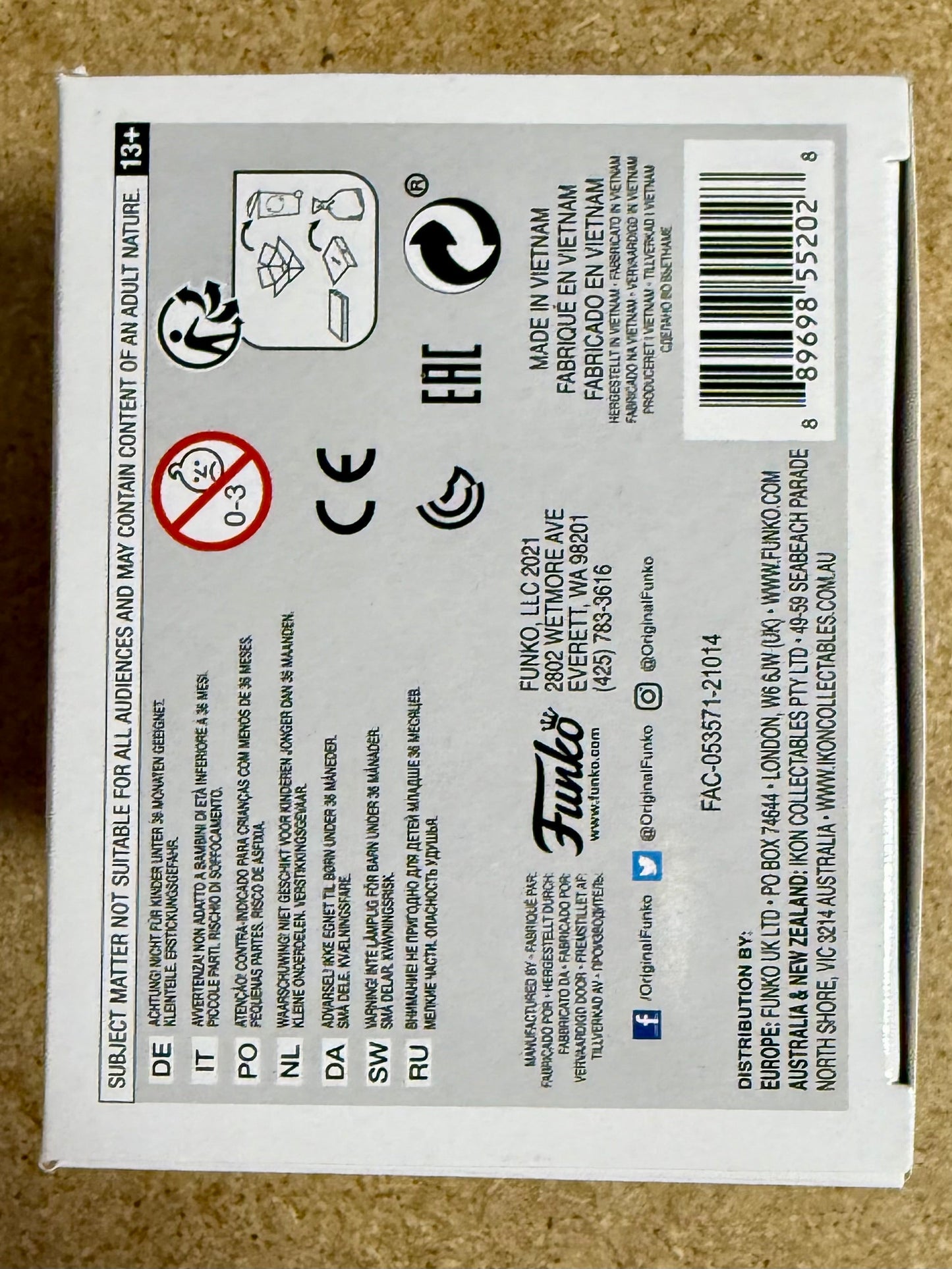 TJ Miller “Weasel” Signed Metallic Deadpool In Cake Funko Pop #776 Exclusive With JSA COA