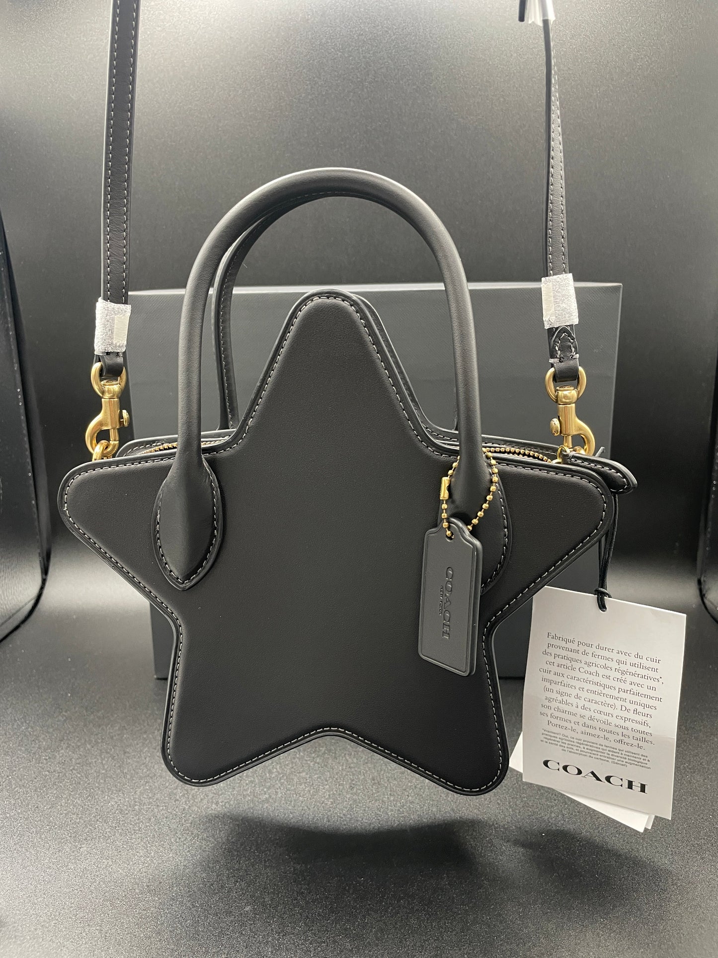 Coach Star Bag In Regenerative Leather Imported