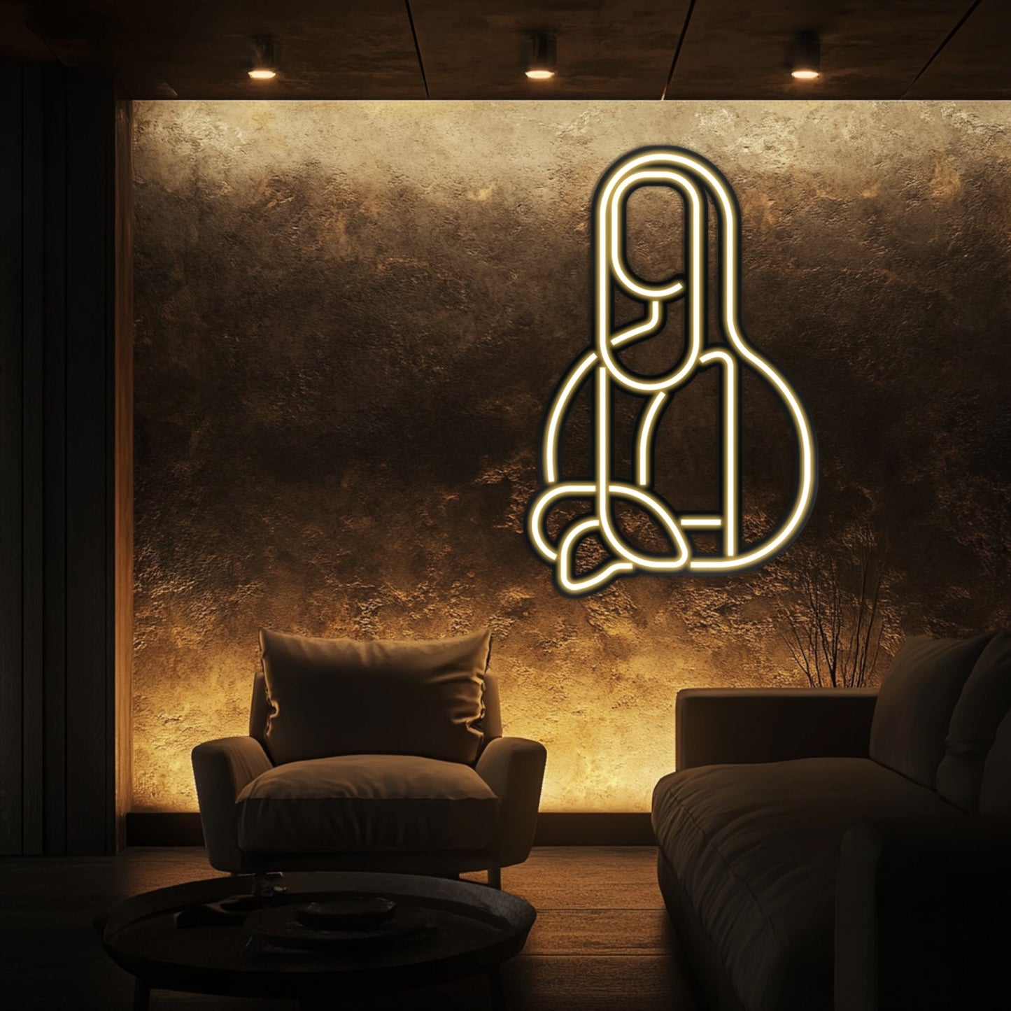 Mona Lisa Metal Neon Wall Art- LN0010