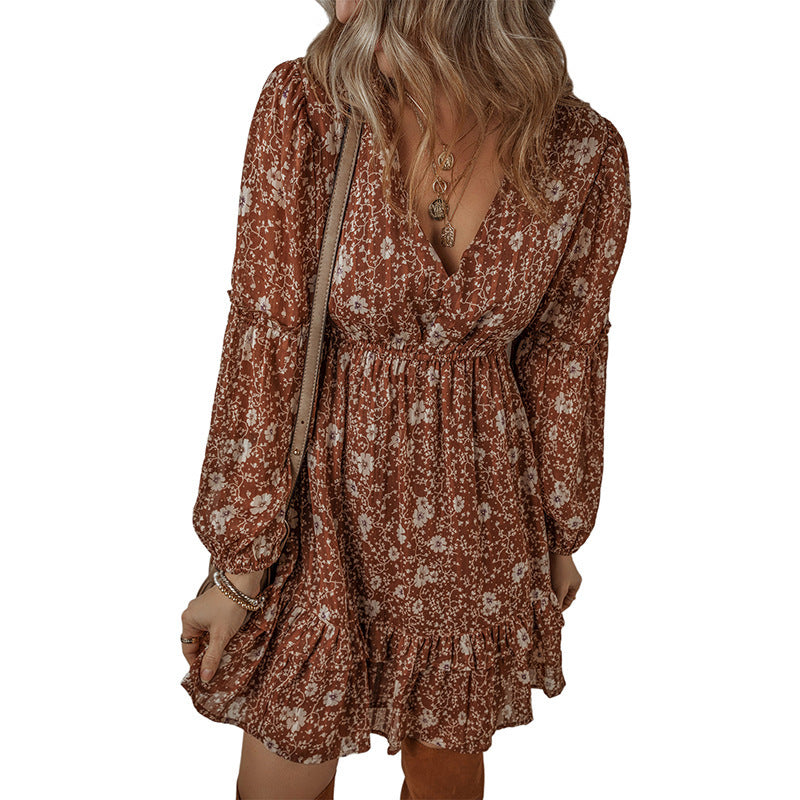 European And American Bohemian Style Dress Women