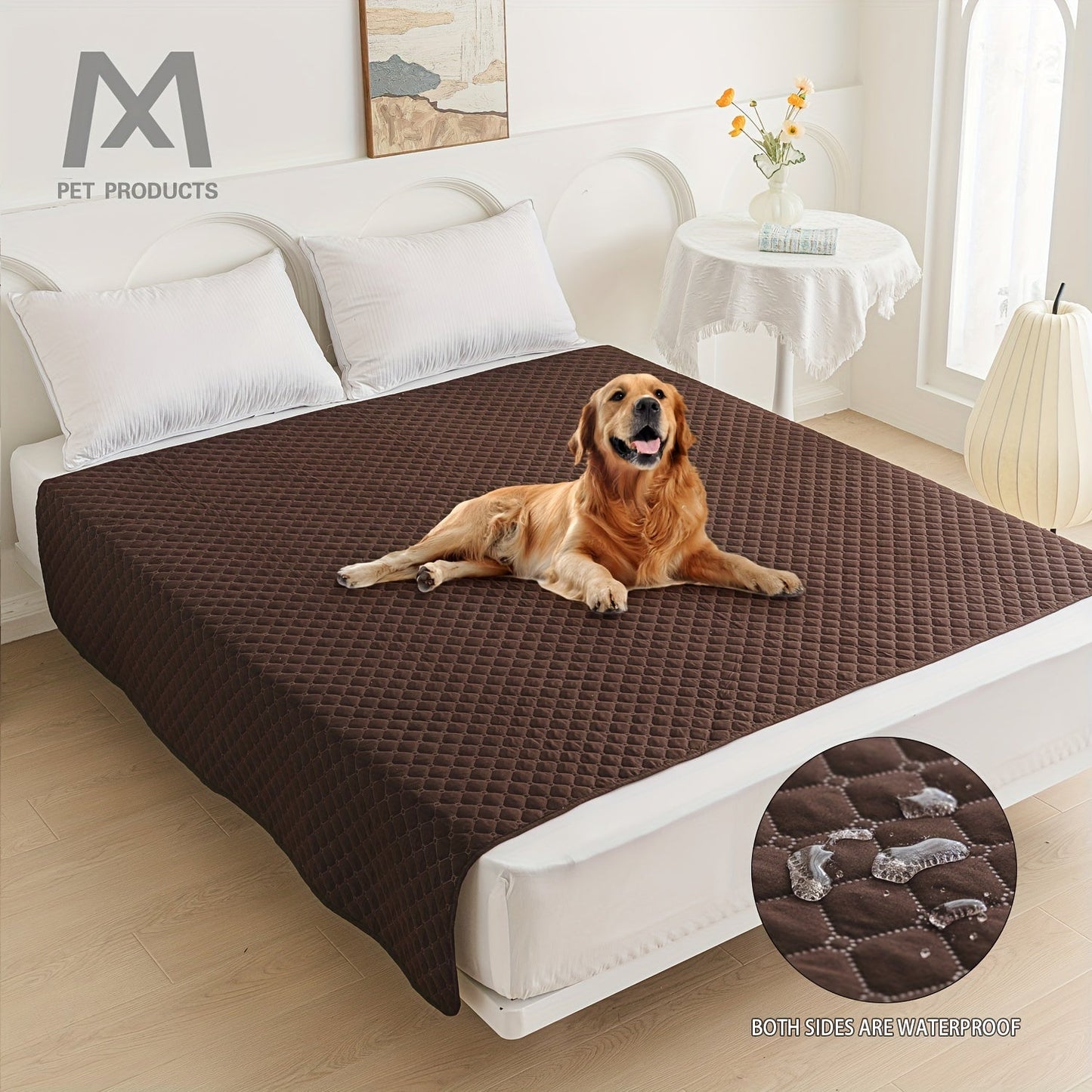 Waterproof non-slip pet mattress, pet blanket, pet furniture mattress, pet sofa waterproof cushion