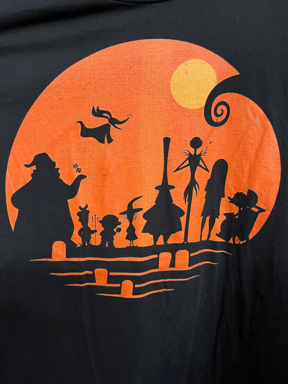 Disney Nightmare Before Christmas T-shirt Halloween - XL