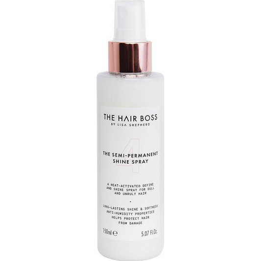 The Hair Boss THE HAIR BOSS_By Lisa Shepherd The Semi-Permanent Shine Spray spray nadający włosom blasku 150ml (5060427355881)