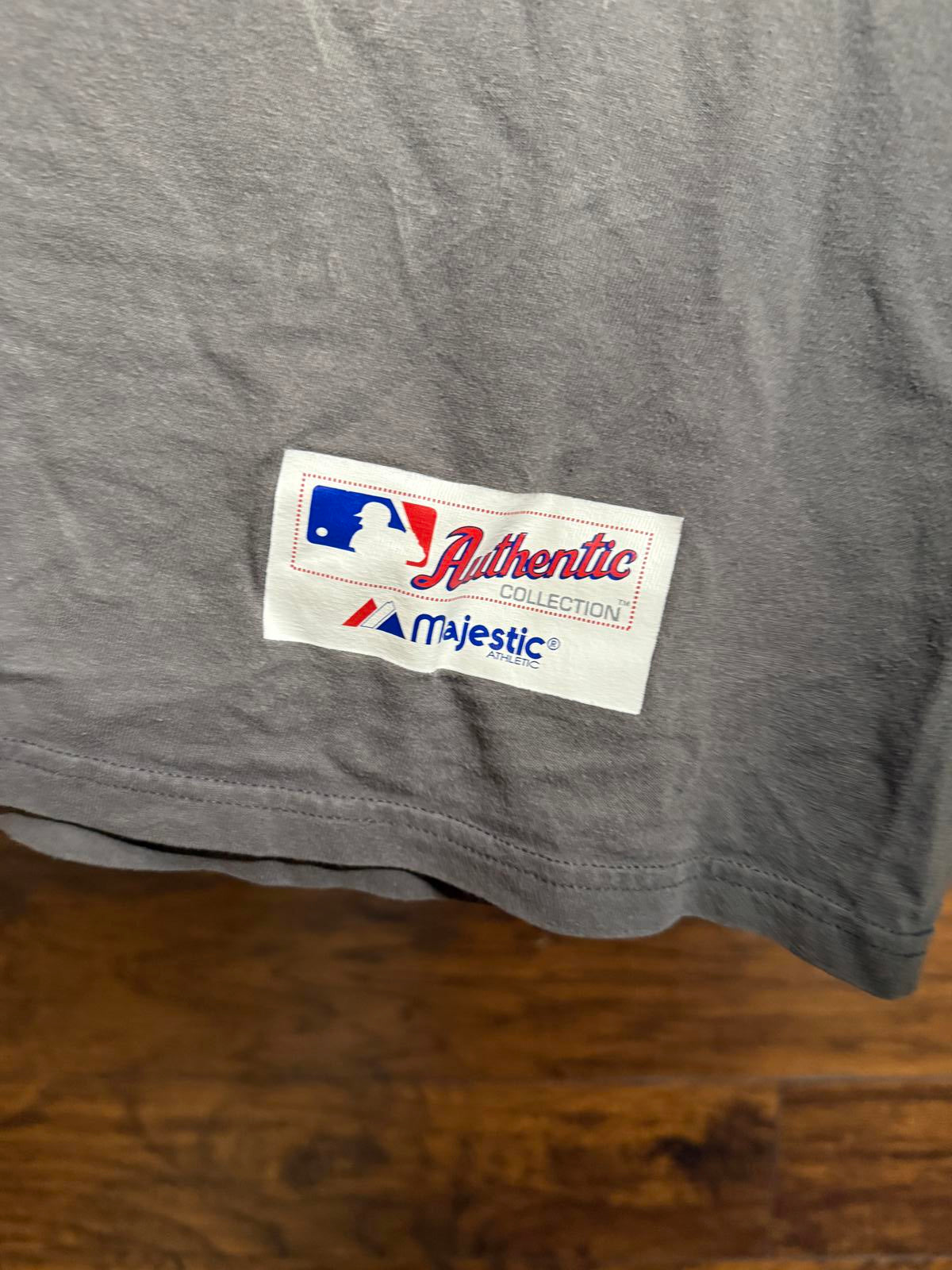 VTG NY Yankees T-shirt Jersey Mariano Rivera 42 Majestic L