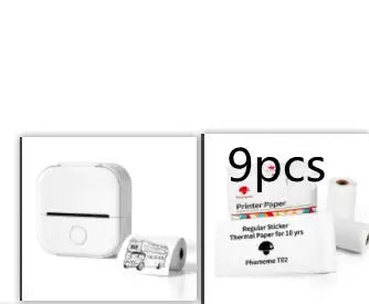 Portable Mini Printer for Students and Hobbyists, Bluetooth Thermal Label Printer