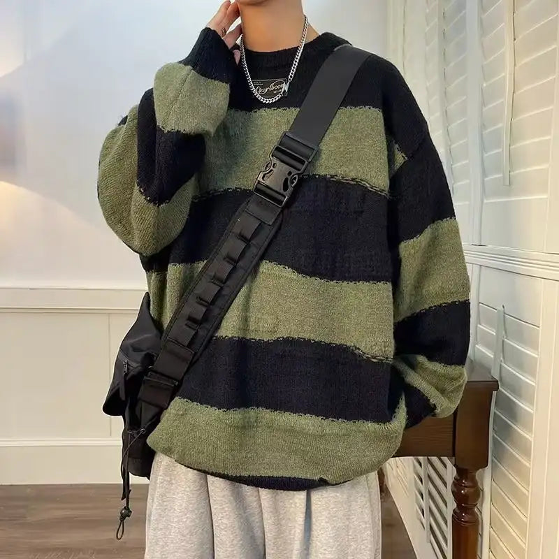 Simple All-match Round Neck Pullover Sweater