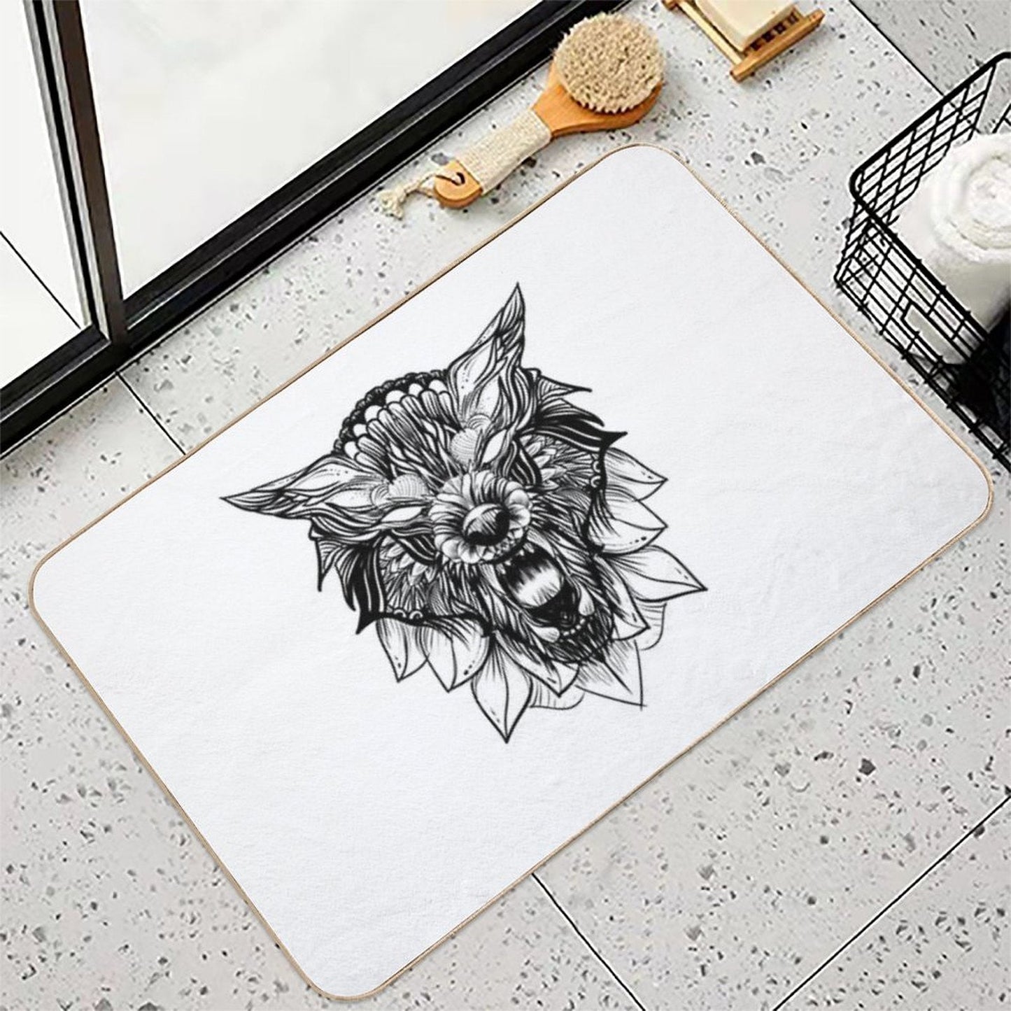 Wolf  Slip-Resistant Bath Mat