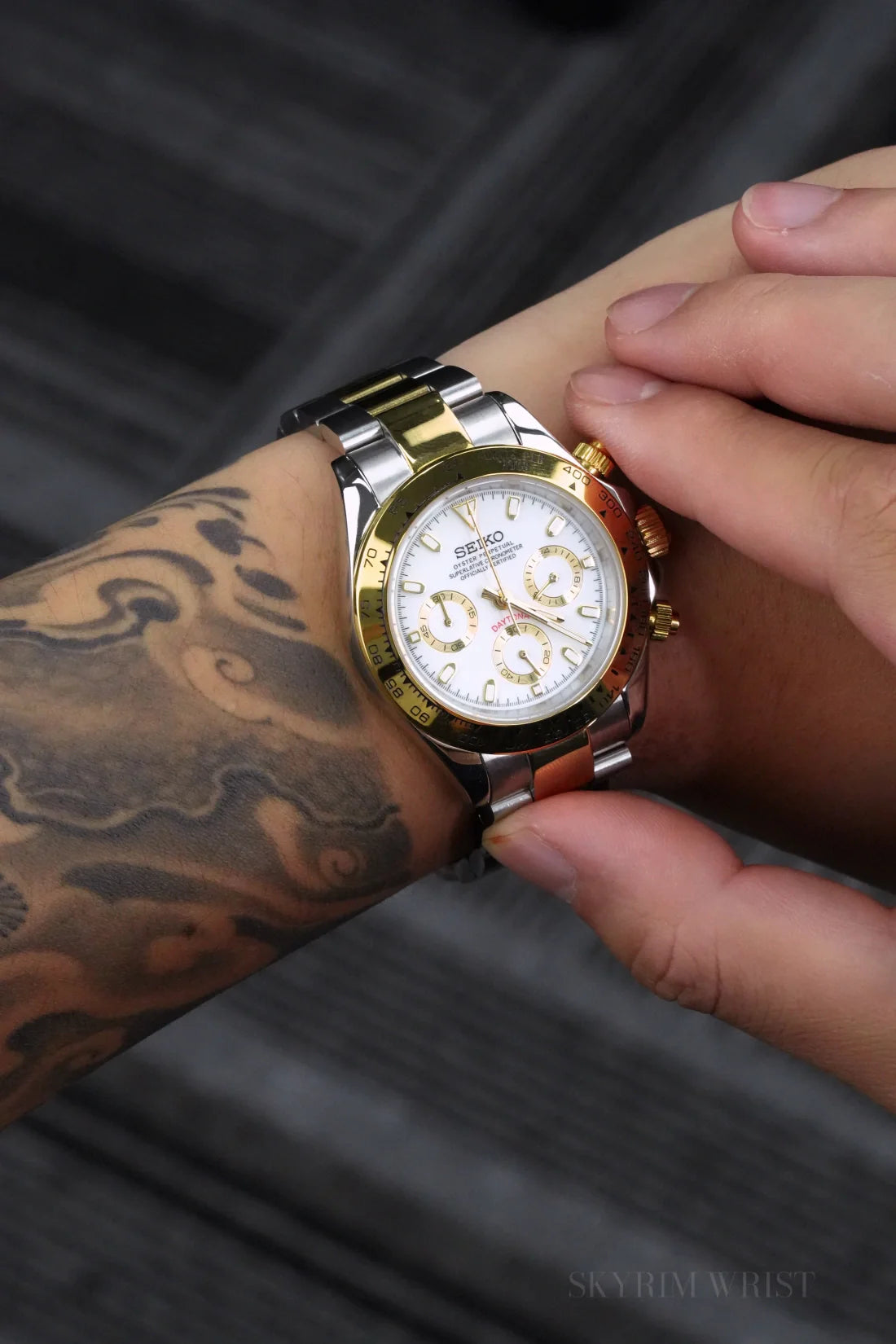 Mod Daytona Two-Tone Gold White