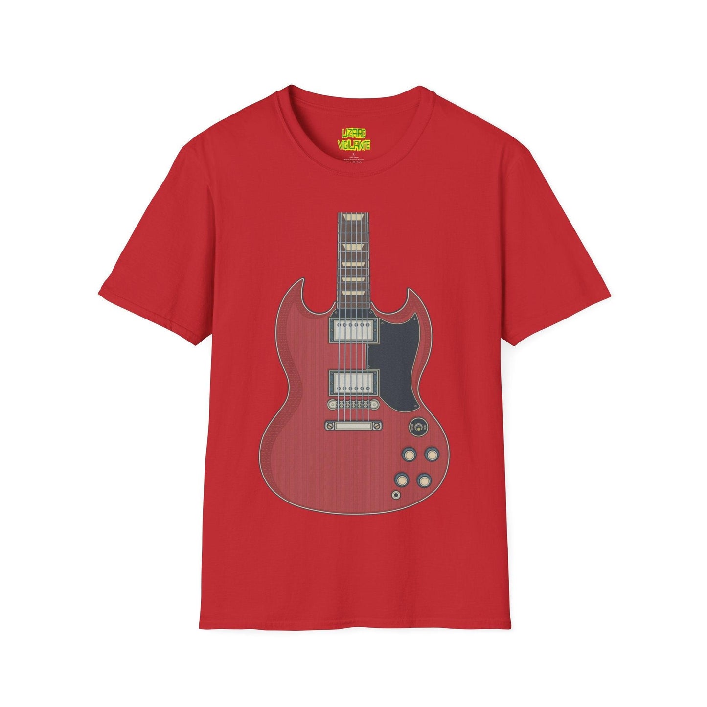 Iconic Red SG Unisex Softstyle T-Shirt - Lizard Vigilante