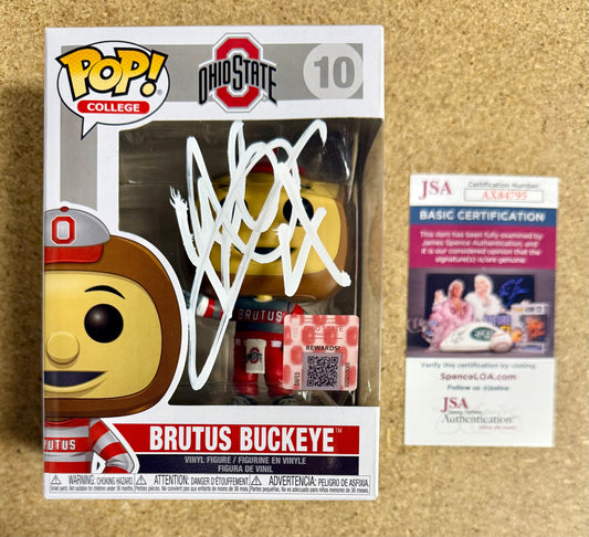 Will Allen Signed Ohio State Buckeye Mascot Funko Pop! #10 With JSA COA