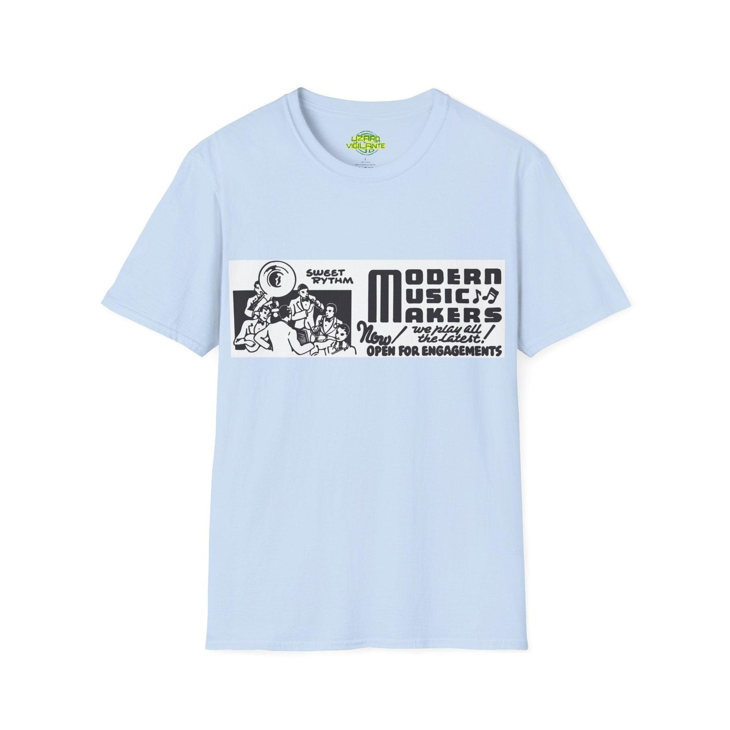 Modern Music Makers Unisex Softstyle T-Shirt - Lizard Vigilante