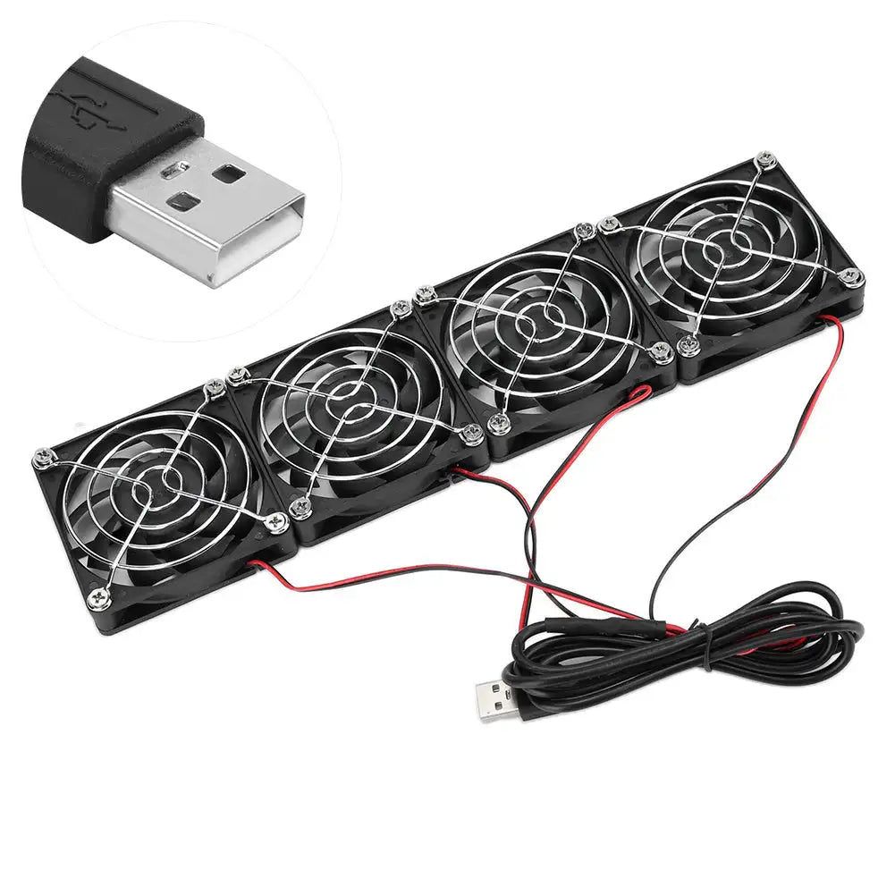 Router Cooling Fans 5V USB Power Heat Sink ABS for ASUS RTAC5300 R7900 R8000 Computer Supplies