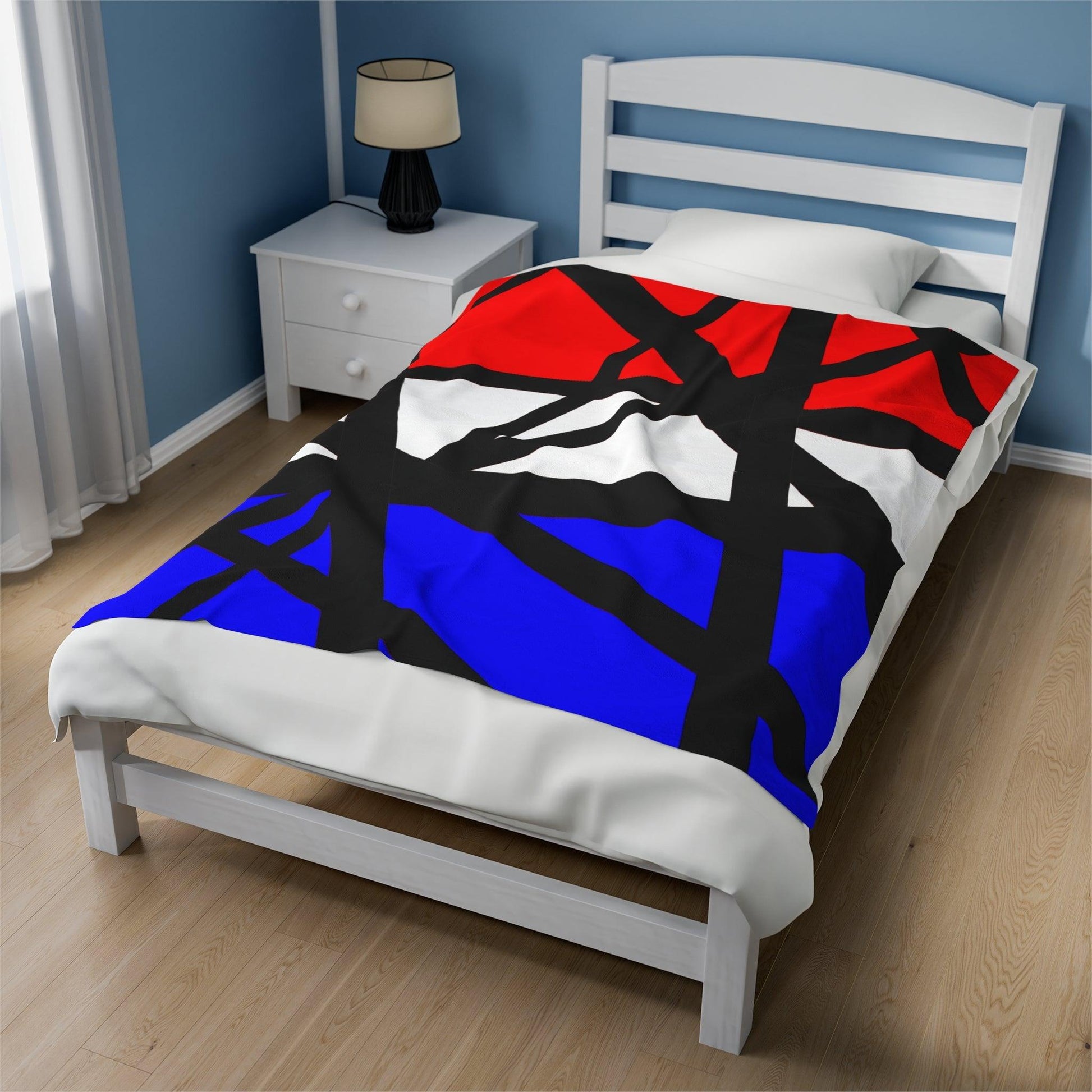 VH 4 USA Flag Velveteen Plush Blanket - Premium All Over Prints from Printify - Just $36.99! Shop now at Lizard Vigilante