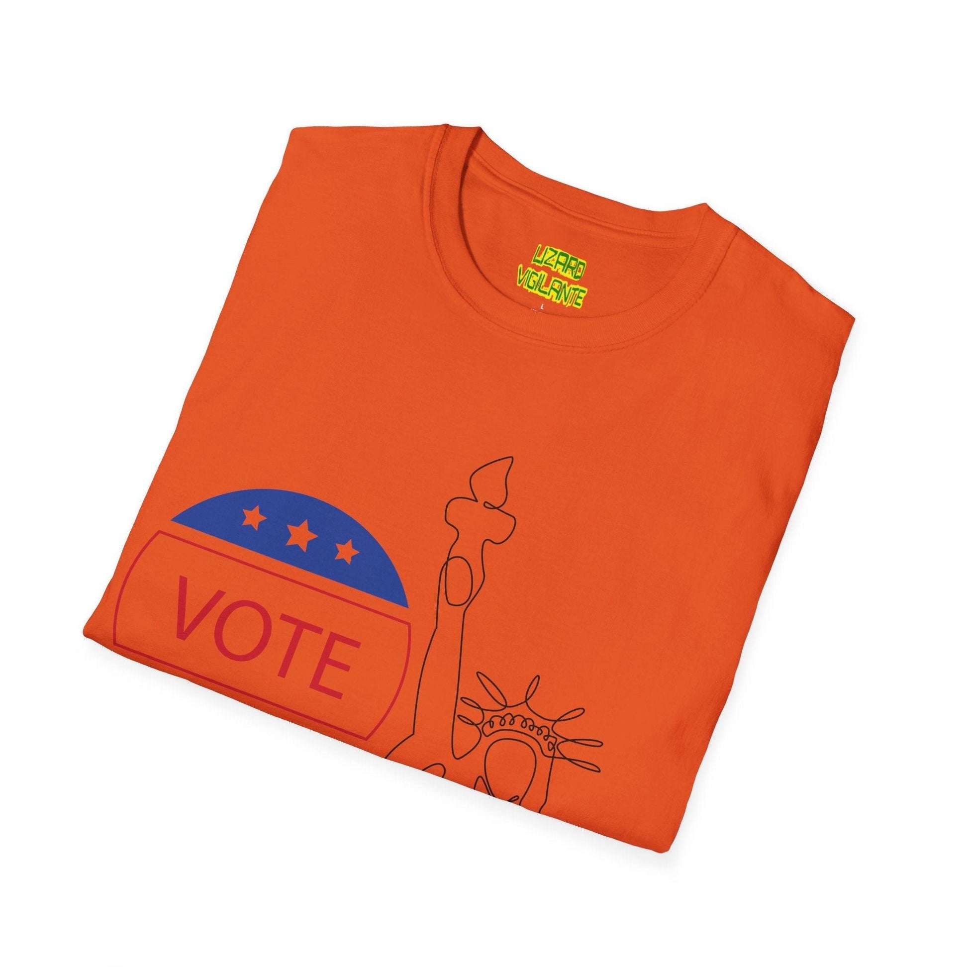 VOTE Liberty Unisex Softstyle T-Shirt - Lizard Vigilante