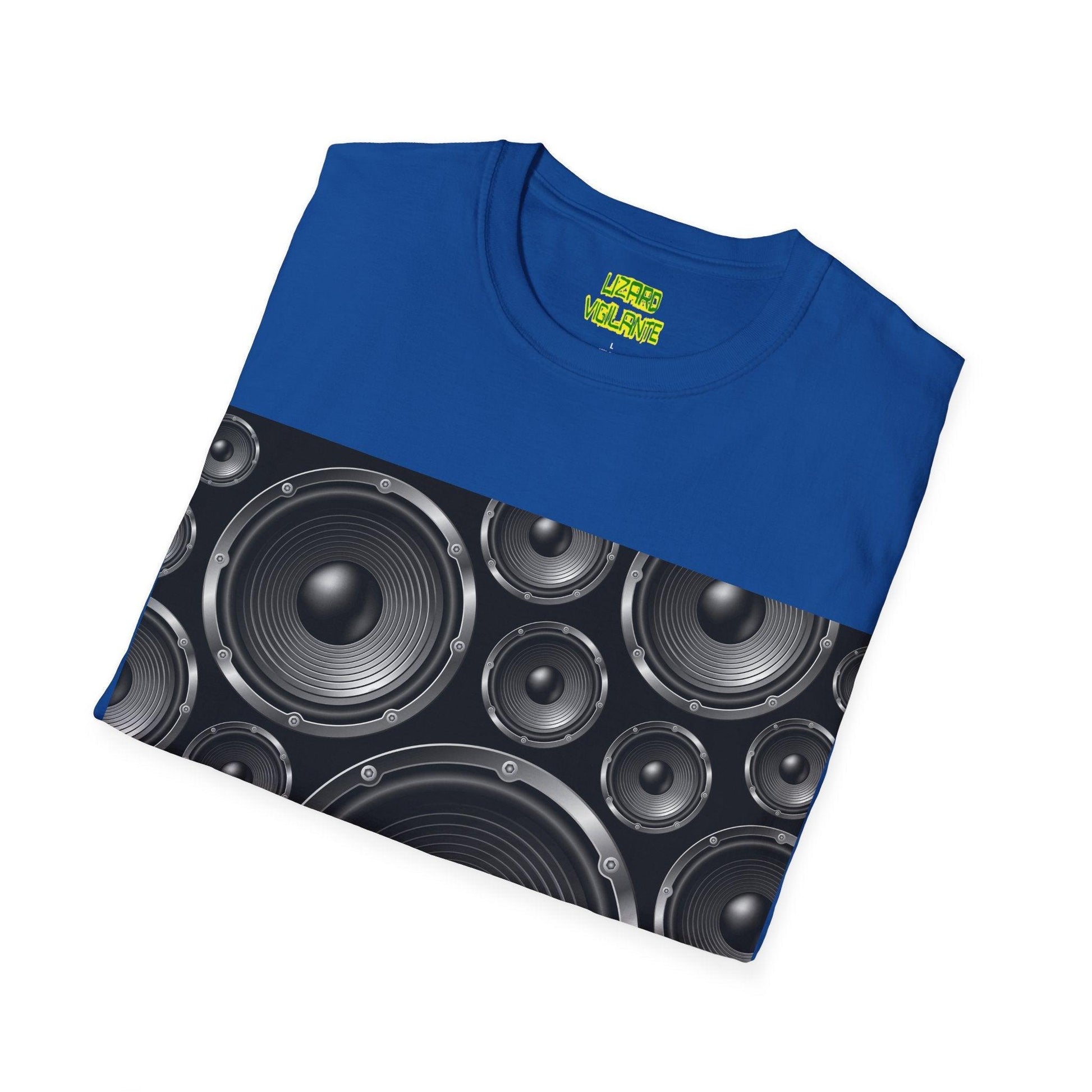 Bluetooth Speakers Unisex Softstyle T-Shirt - Lizard Vigilante