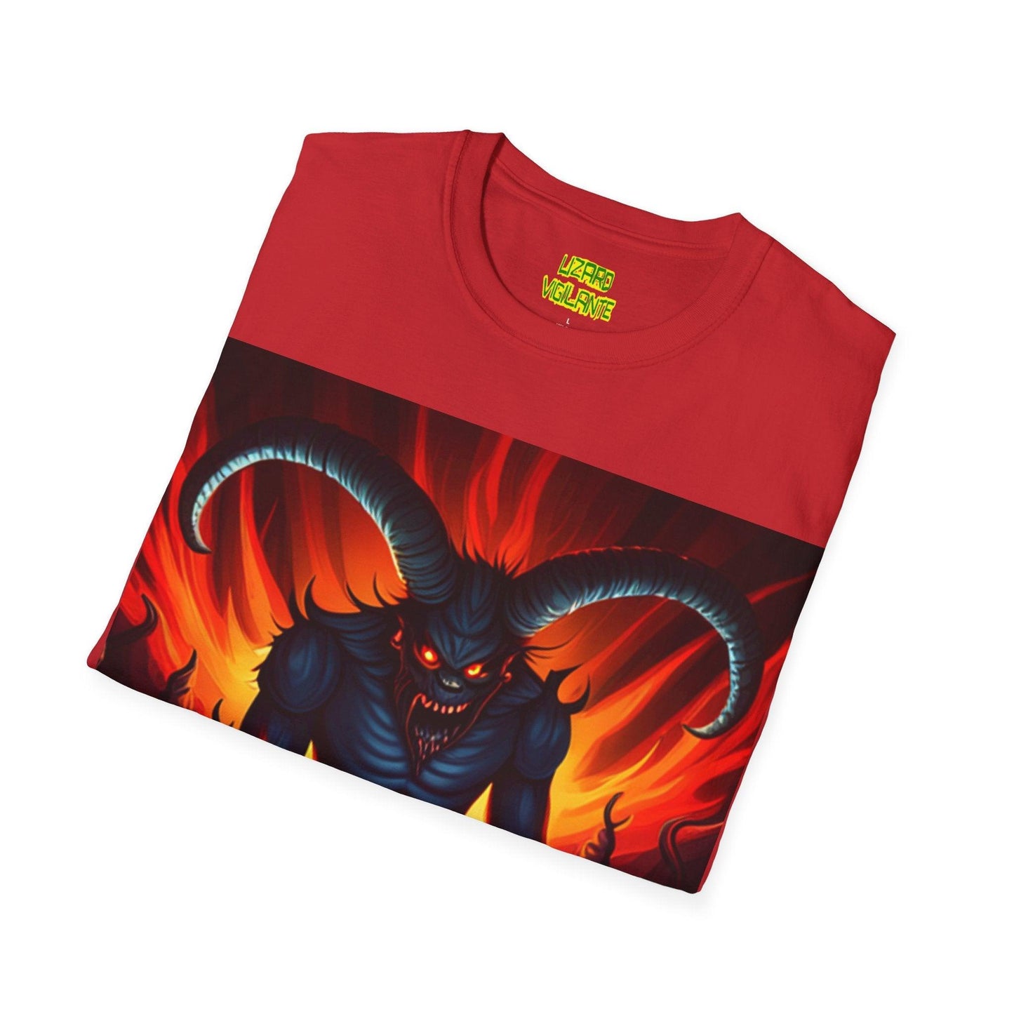 Horny Devil Unisex Softstyle T-Shirt - Lizard Vigilante