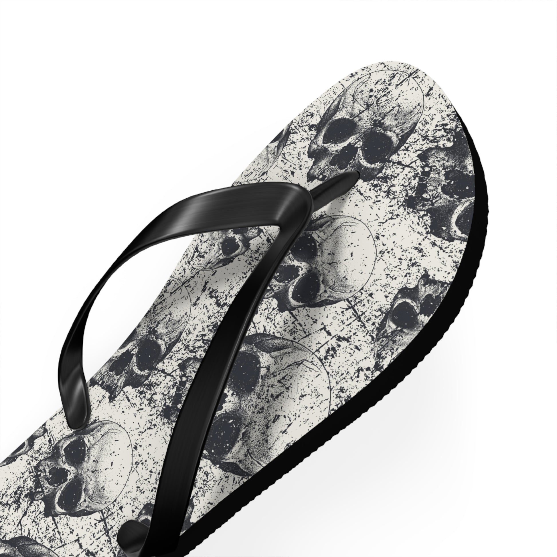 Ancient Skulls Flip Flops - Premium Shoes from Printify - Just $27.99! Shop now at Lizard Vigilante