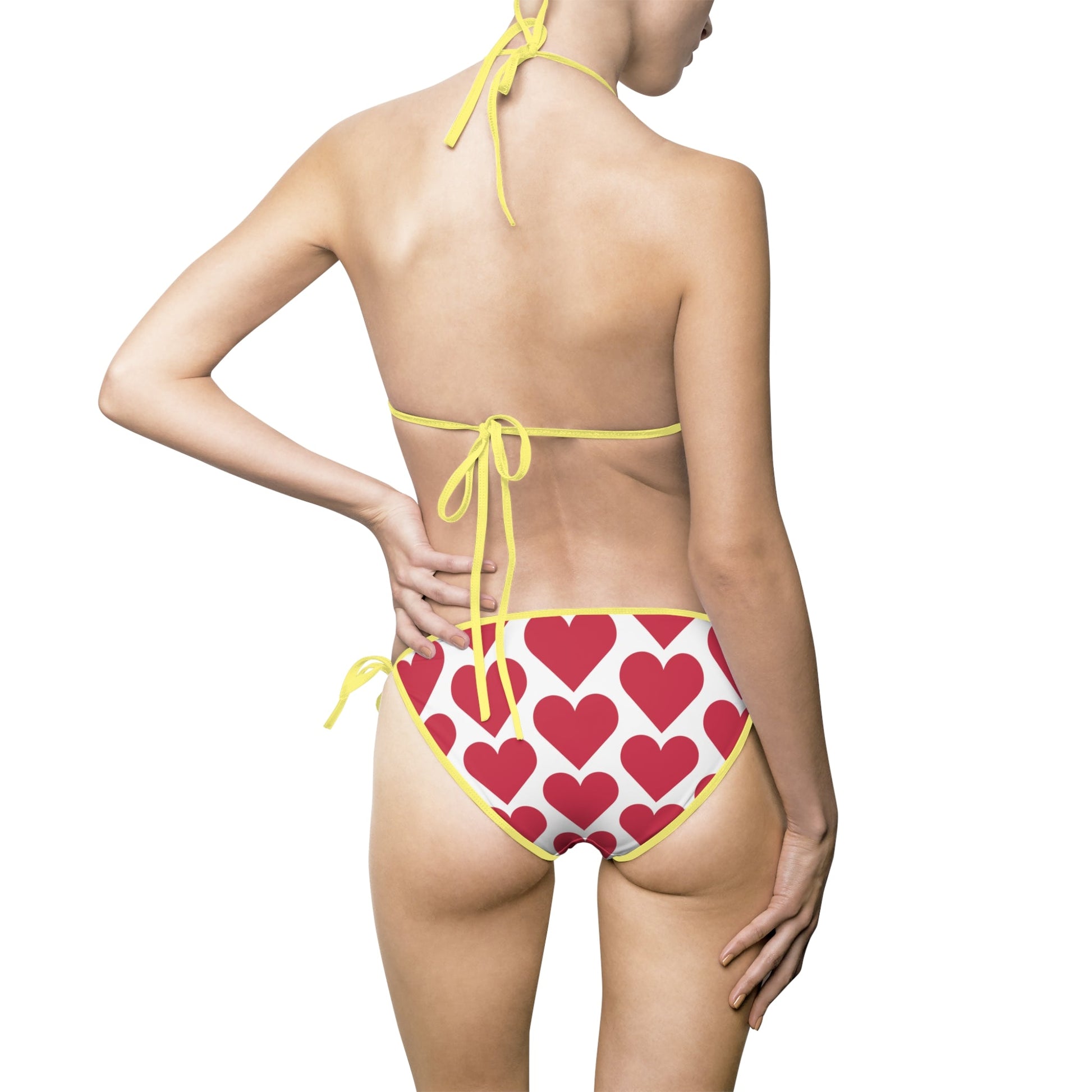 Heart Attack Valentine’s Women's Bikini Swimsuit (AOP) - Lizard Vigilante
