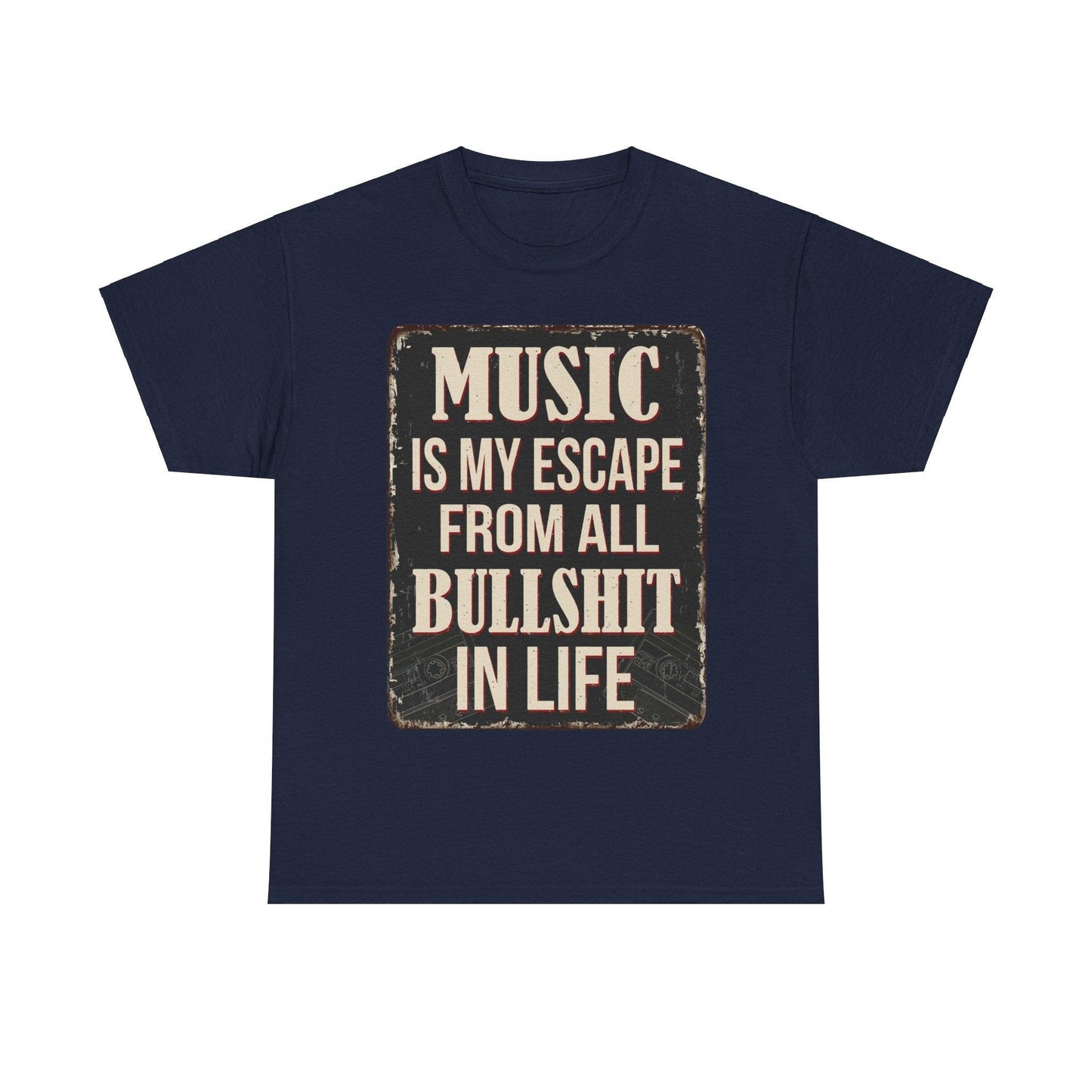 Music Escape Unisex Heavy Cotton Tee - Lizard Vigilante