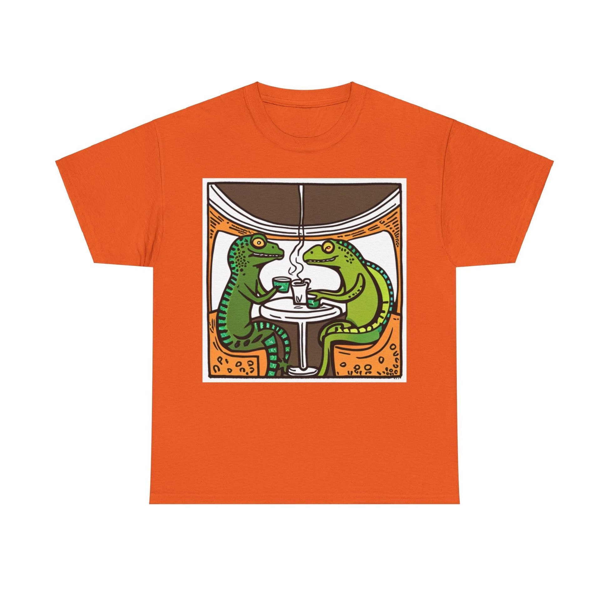 HQ Coffee Brk Unisex Heavy Cotton Tee - Lizard Vigilante