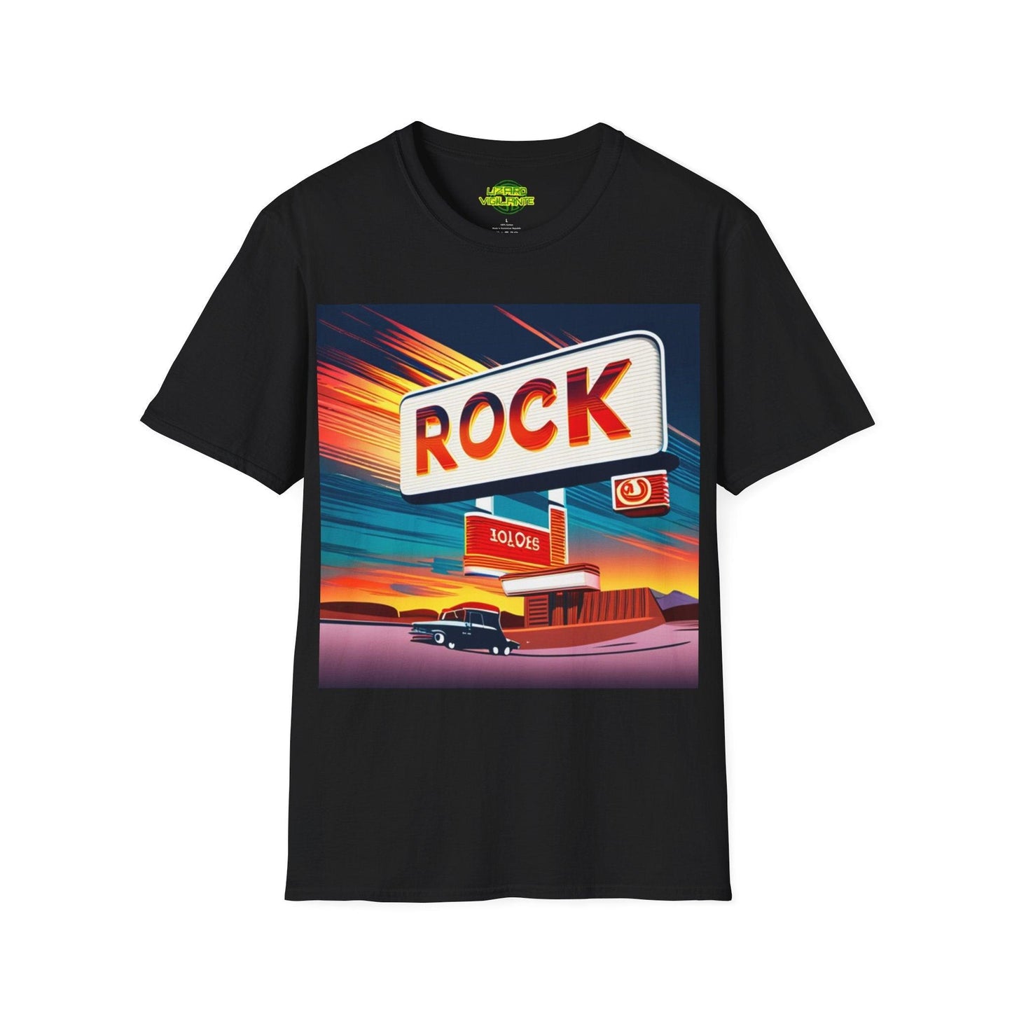 Rock Station Unisex Softstyle T-Shirt - Lizard Vigilante