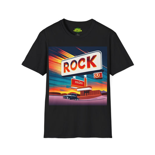 Rock Station Unisex Softstyle T-Shirt - Lizard Vigilante