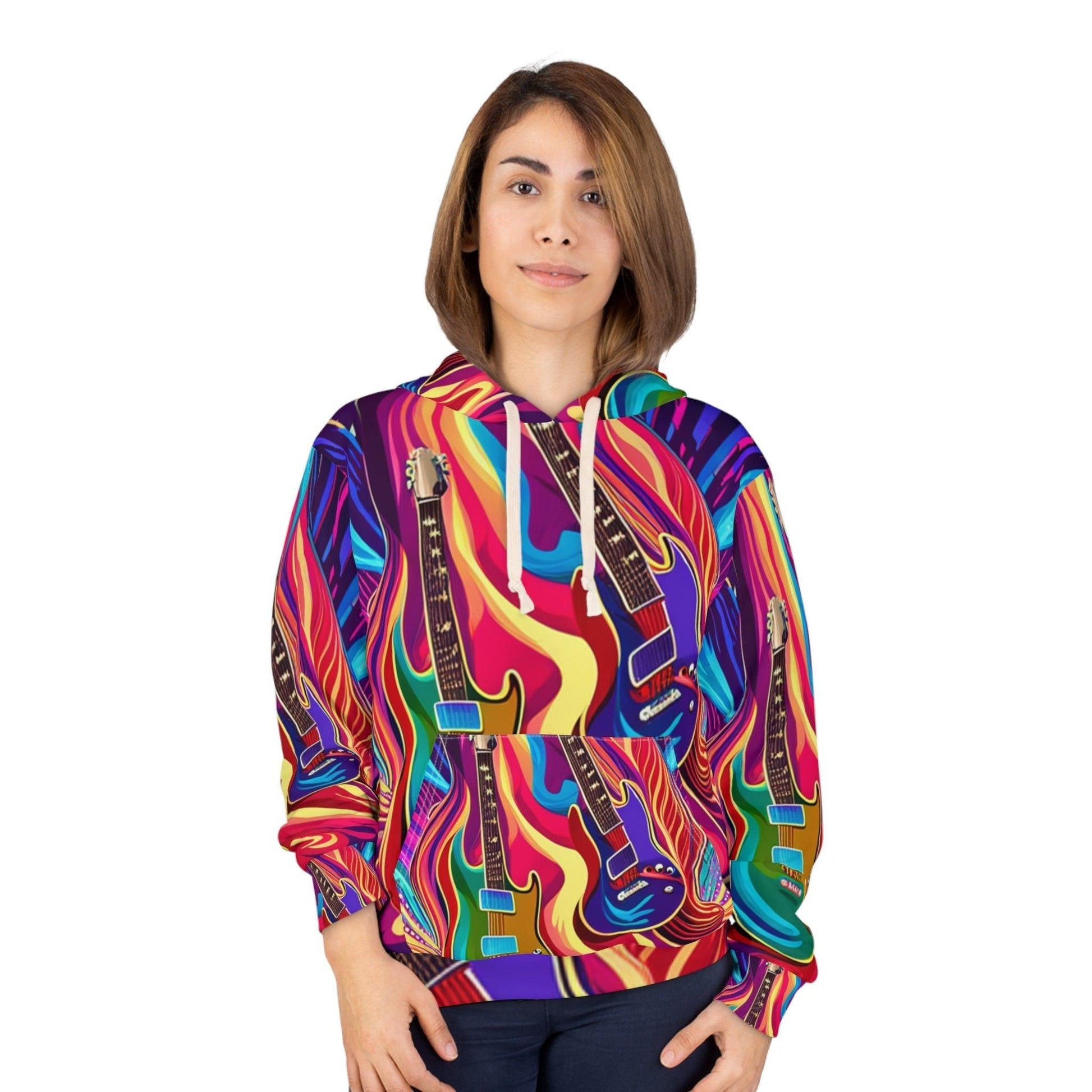 Psychedelic Things Unisex Pullover Hoodie - Lizard Vigilante