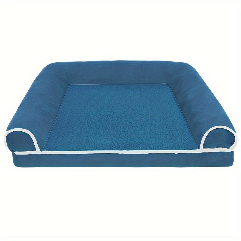New Dog Sofa Pet Dog Bed Cat Bed Deep Sleep Dog House Square Thickened Warm Dog Mat Small Medium Large Dog House Pet Supplies Breathable Blanket Pet Dog Bed Dog Sofa Dog Bed Dog House Pet Supplies Accessories