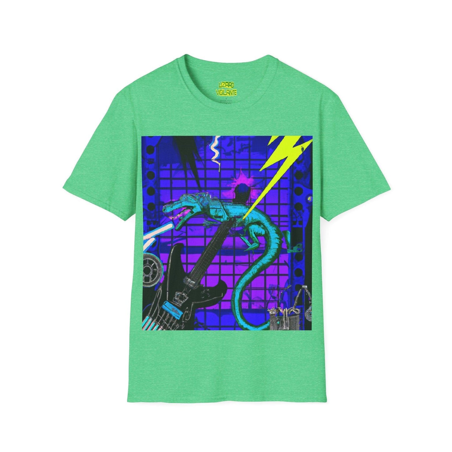 Lizard Vigilante Lives Unisex Softstyle T-Shirt - Lizard Vigilante