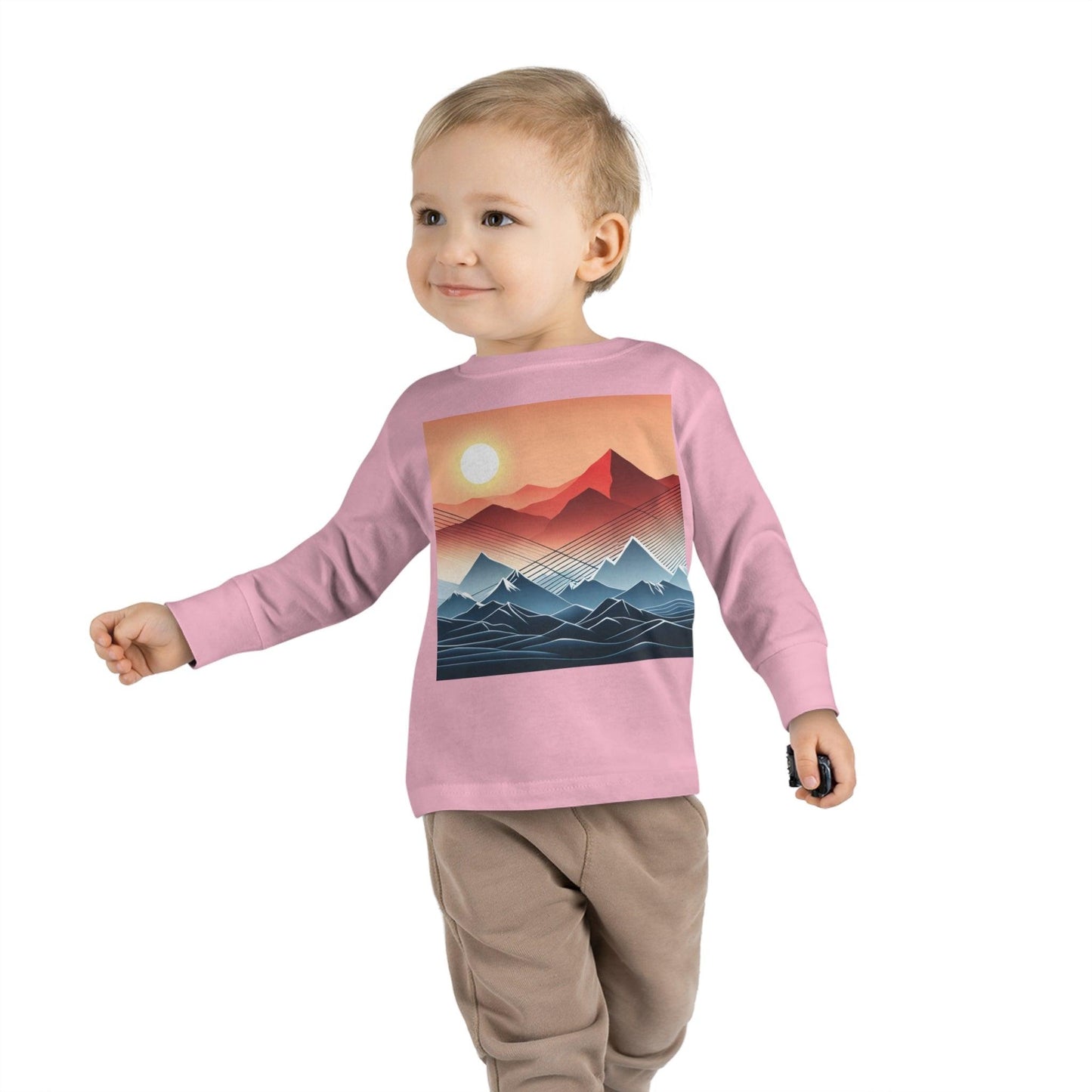 Desert Mountain Toddler Long Sleeve Tee - Lizard Vigilante